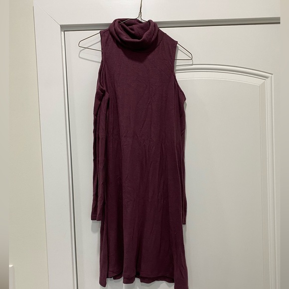 Junior’s American Eagle Turtle Neck Dress; Size M; Purple; NWT NEVER WORN - Picture 1 of 7